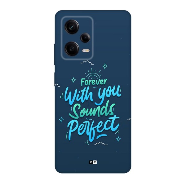 Sounds Perfect Back Case for Redmi Note 12 Pro