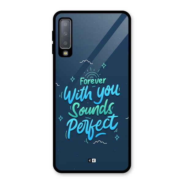 Sounds Perfect Glass Back Case for Galaxy A7 (2018)