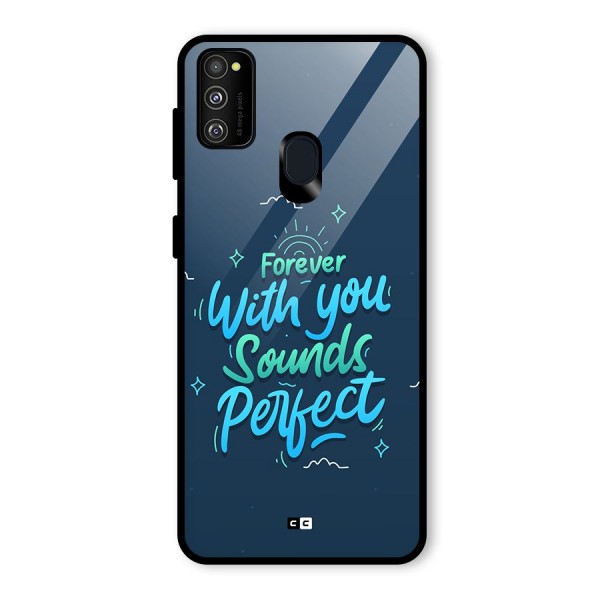 Sounds Perfect Glass Back Case for Galaxy M21