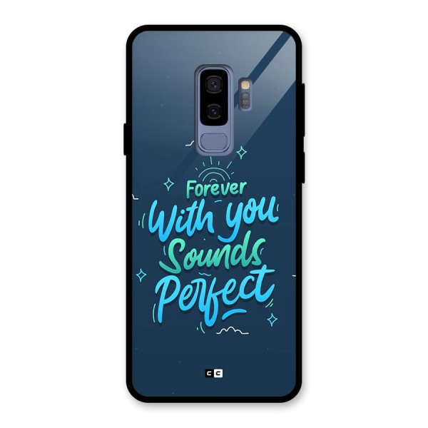 Sounds Perfect Glass Back Case for Galaxy S9 Plus