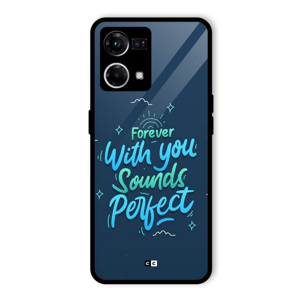 Sounds Perfect Glass Back Case for Oppo F21 Pro 4G