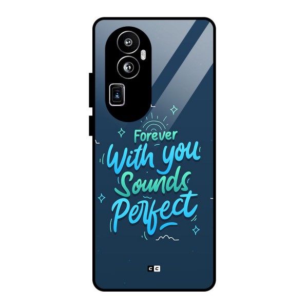 Sounds Perfect Glass Back Case for Oppo Reno10 Pro Plus