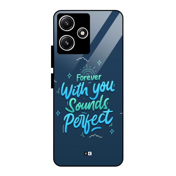 Sounds Perfect Glass Back Case for Poco M6 Pro