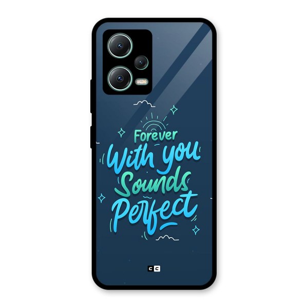 Sounds Perfect Glass Back Case for Poco X5