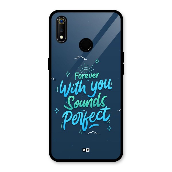 Sounds Perfect Glass Back Case for Realme 3