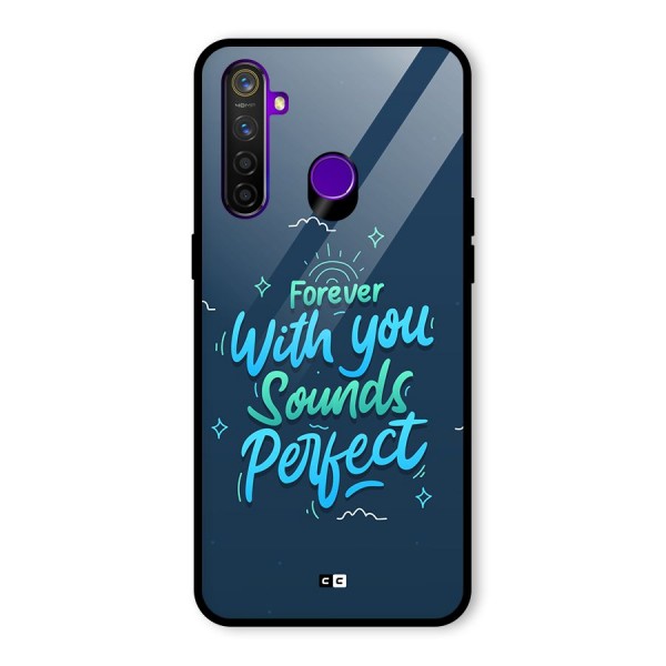 Sounds Perfect Glass Back Case for Realme 5 Pro