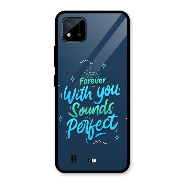 Sounds Perfect Glass Back Case for Realme C11 2021