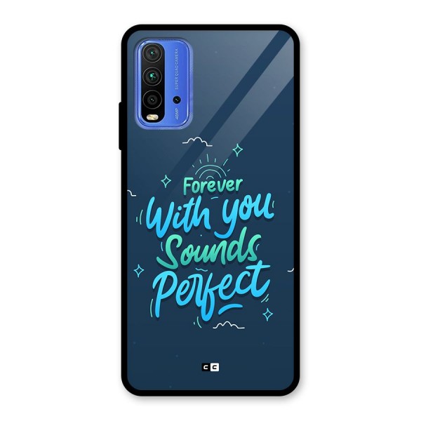 Sounds Perfect Glass Back Case for Redmi 9 Power