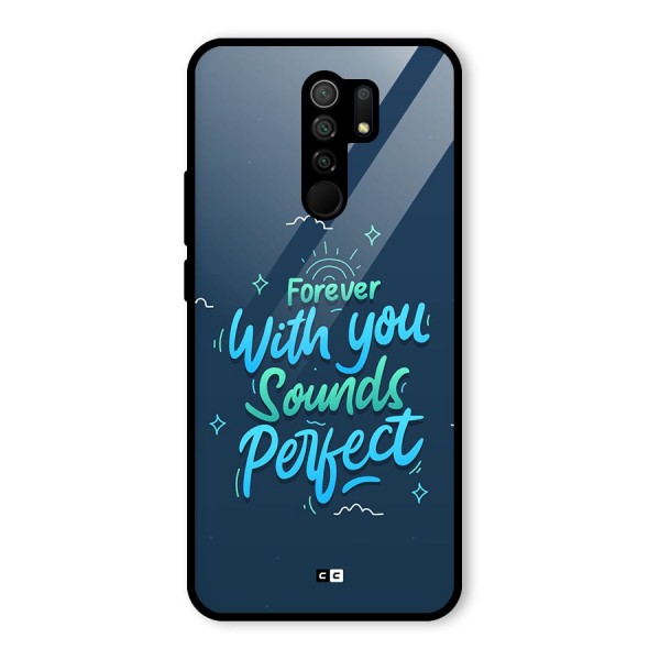 Sounds Perfect Glass Back Case for Redmi 9 Prime