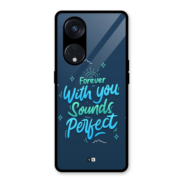 Sounds Perfect Glass Back Case for Reno8 T 5G