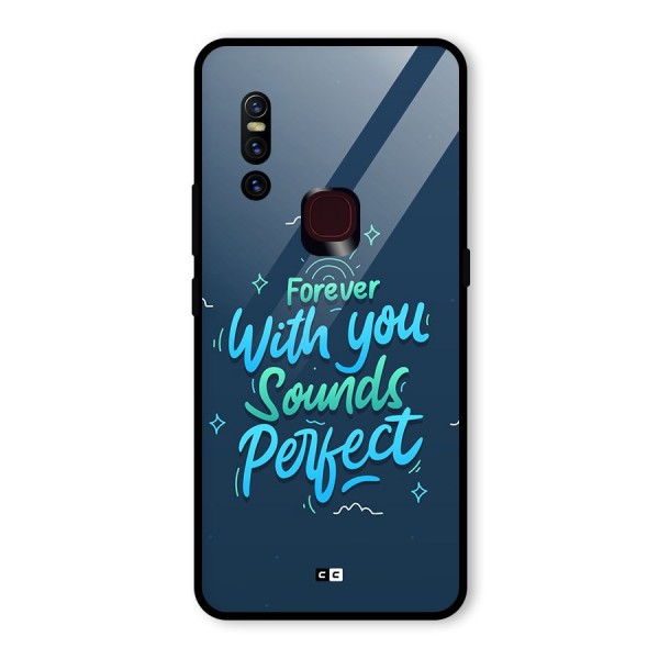 Sounds Perfect Glass Back Case for Vivo V15