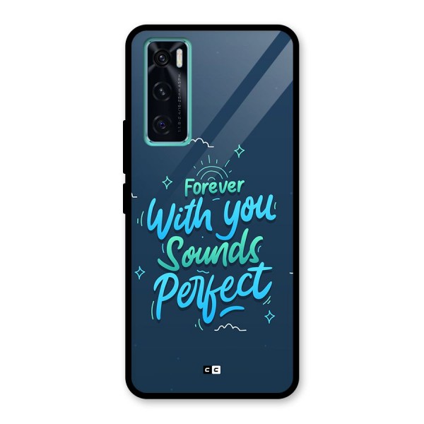 Sounds Perfect Glass Back Case for Vivo V20 SE