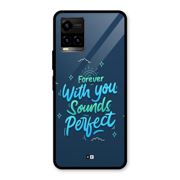 Sounds Perfect Glass Back Case for Vivo Y21A