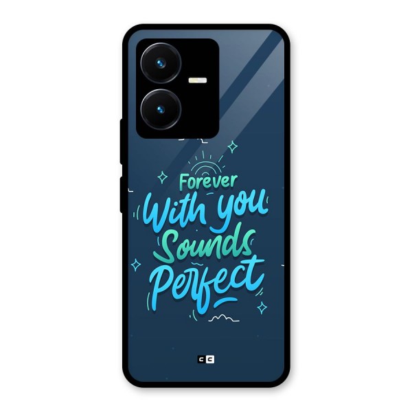 Sounds Perfect Glass Back Case for Vivo Y22