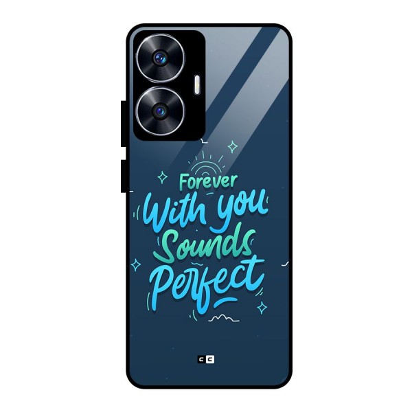 Sounds Perfect Glass Back Case for realme C55