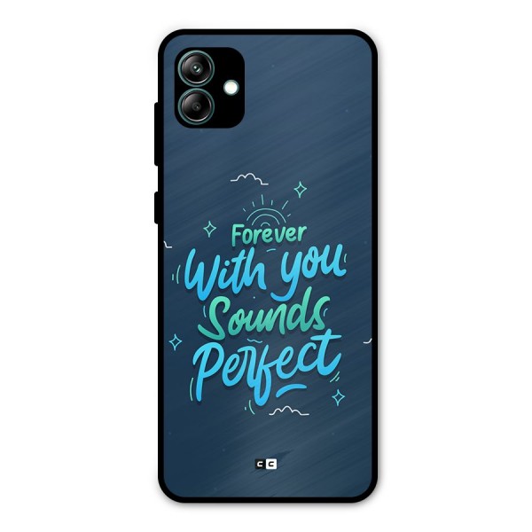 Sounds Perfect Metal Back Case for Galaxy A04