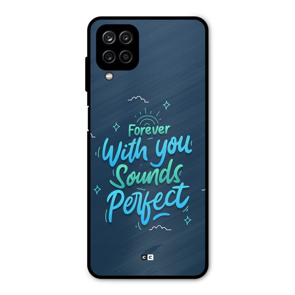 Sounds Perfect Metal Back Case for Galaxy A12