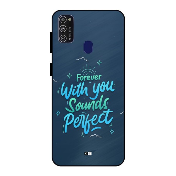 Sounds Perfect Metal Back Case for Galaxy M21