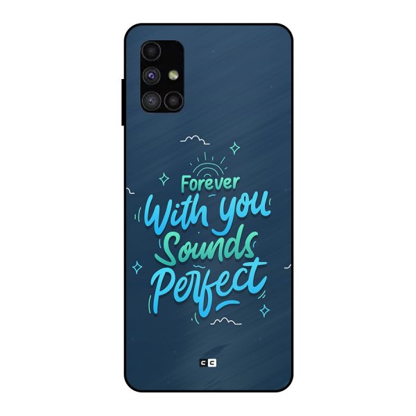 Sounds Perfect Metal Back Case for Galaxy M51