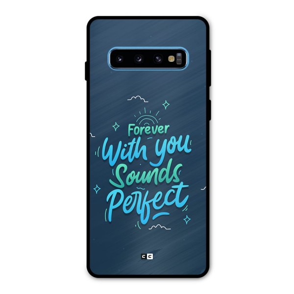 Sounds Perfect Metal Back Case for Galaxy S10