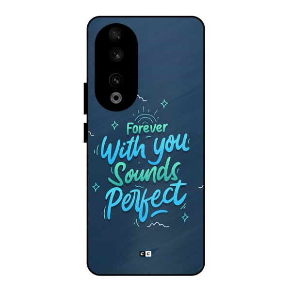 Sounds Perfect Metal Back Case for Honor 90