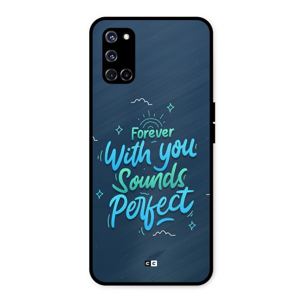 Sounds Perfect Metal Back Case for Oppo A52