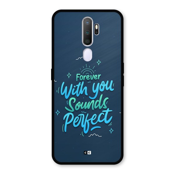 Sounds Perfect Metal Back Case for Oppo A9 (2020)