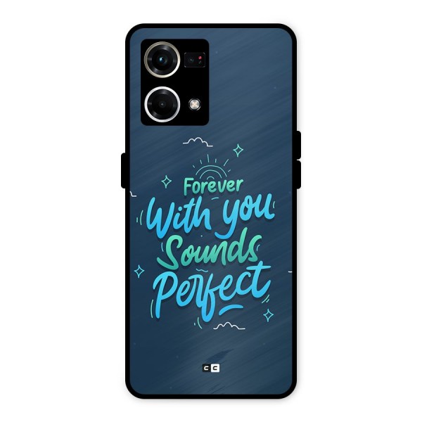 Sounds Perfect Metal Back Case for Oppo F21 Pro 4G