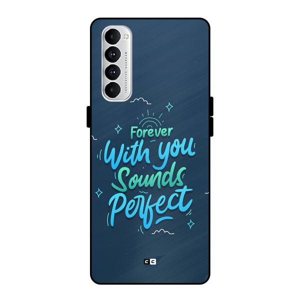 Sounds Perfect Metal Back Case for Oppo Reno4 Pro