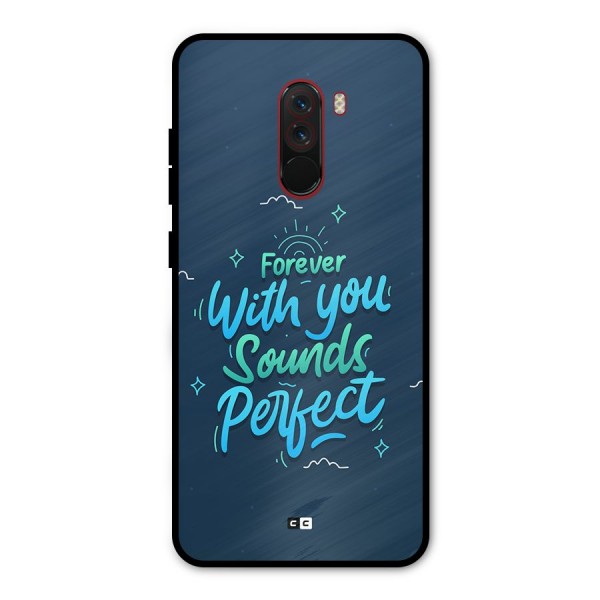 Sounds Perfect Metal Back Case for Poco F1