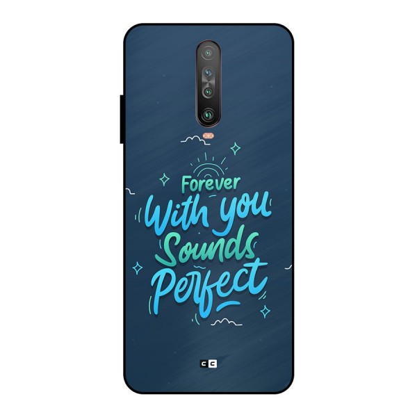 Sounds Perfect Metal Back Case for Poco X2