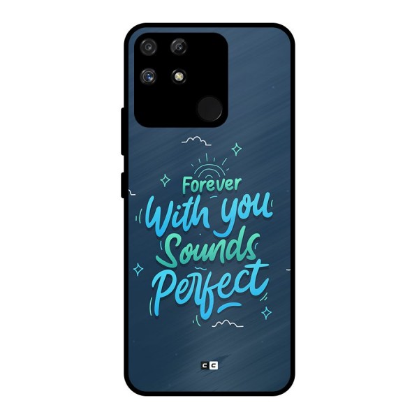 Sounds Perfect Metal Back Case for Realme Narzo 50A