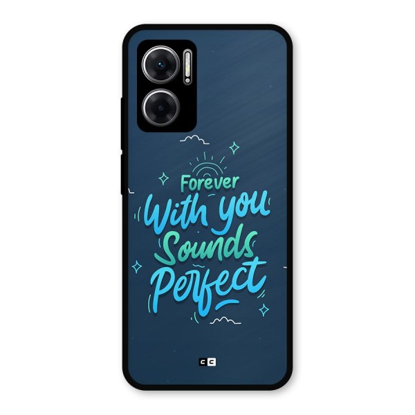 Sounds Perfect Metal Back Case for Redmi 11 Prime 5G