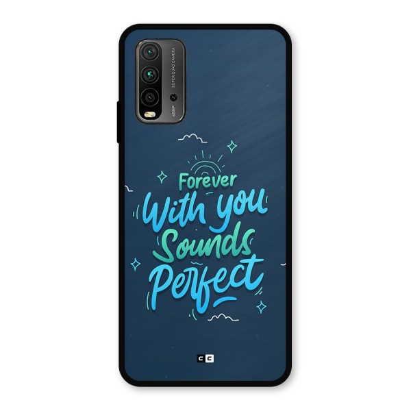 Sounds Perfect Metal Back Case for Redmi 9 Power