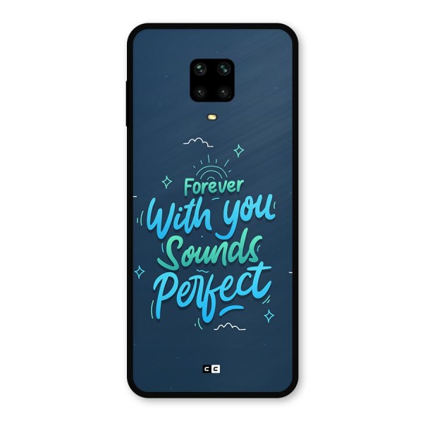 Sounds Perfect Metal Back Case for Redmi Note 10 Lite