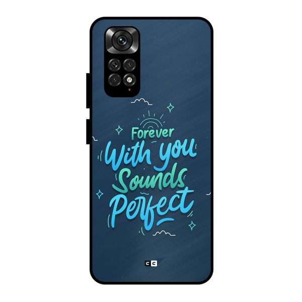 Sounds Perfect Metal Back Case for Redmi Note 11 Pro