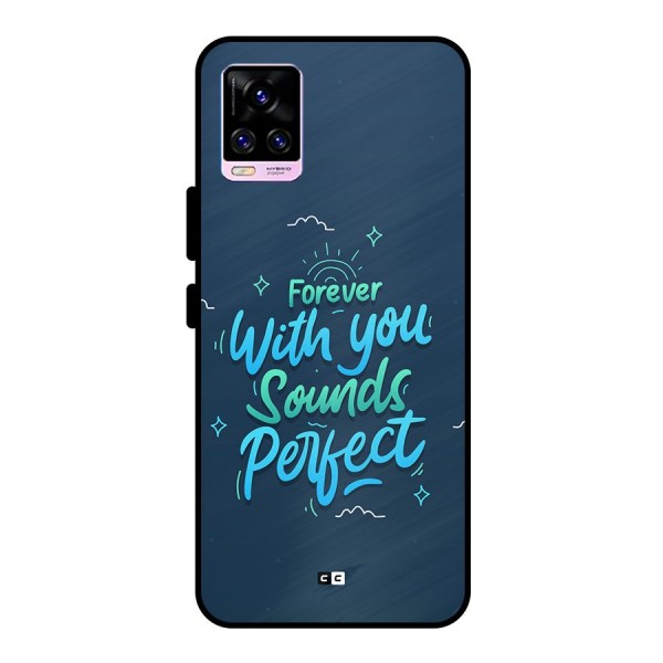 Sounds Perfect Metal Back Case for Vivo V20 Pro