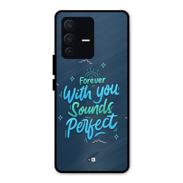 Sounds Perfect Metal Back Case for Vivo V23 Pro