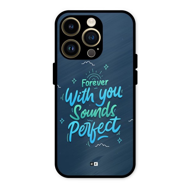 Sounds Perfect Metal Back Case for iPhone 14 Pro