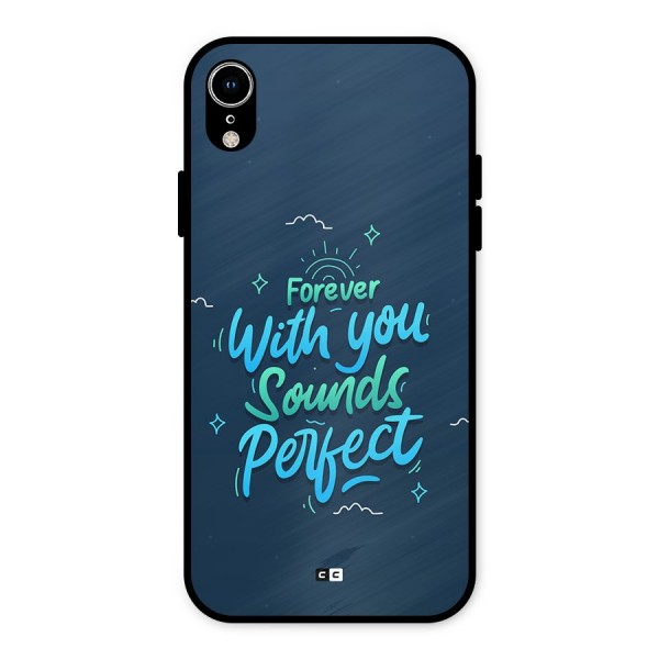 Sounds Perfect Metal Back Case for iPhone XR