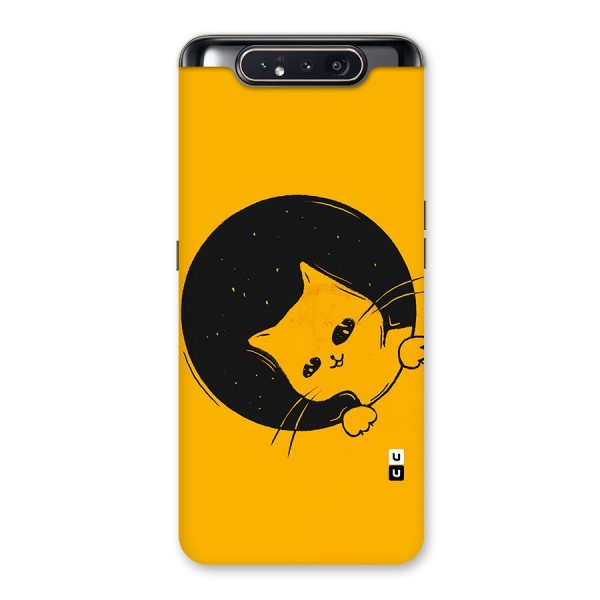 Space Cat Back Case for Galaxy A80