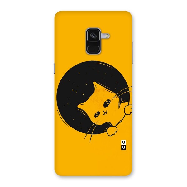 Space Cat Back Case for Galaxy A8 Plus