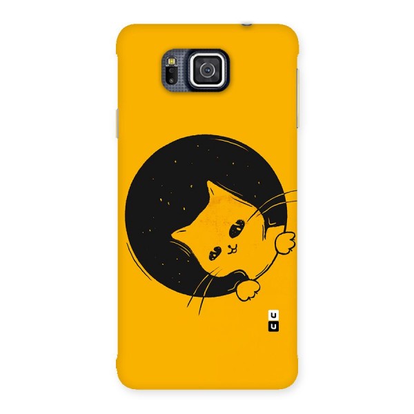 Space Cat Back Case for Galaxy Alpha