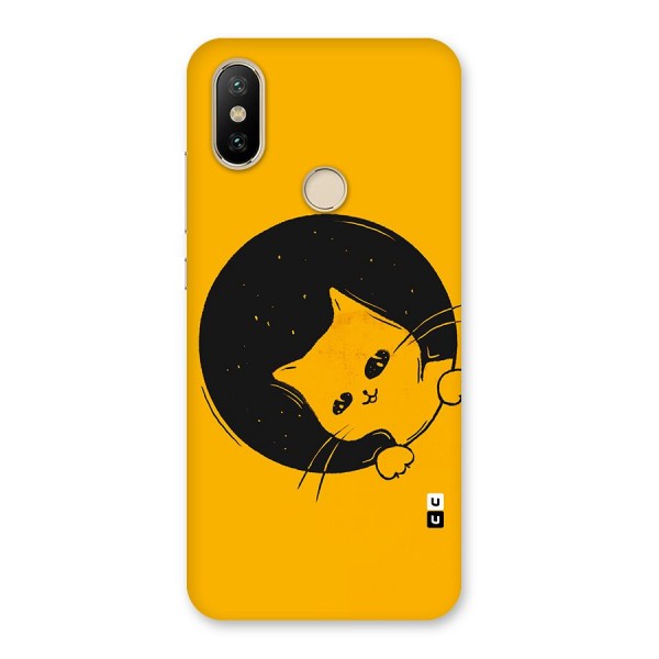 Space Cat Back Case for Mi A2