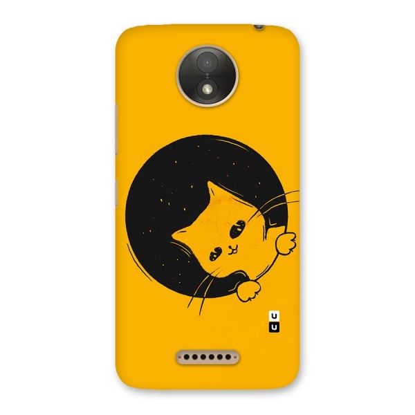 Space Cat Back Case for Moto C Plus