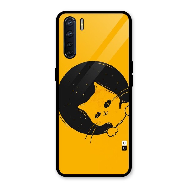 Space Cat Glass Back Case for Oppo F15