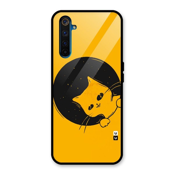 Space Cat Glass Back Case for Realme 6 Pro