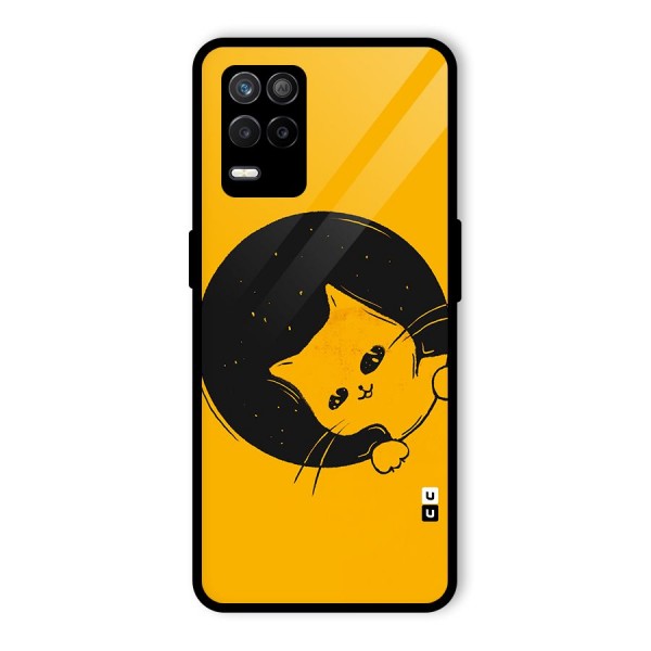 Space Cat Glass Back Case for Realme 9 5G