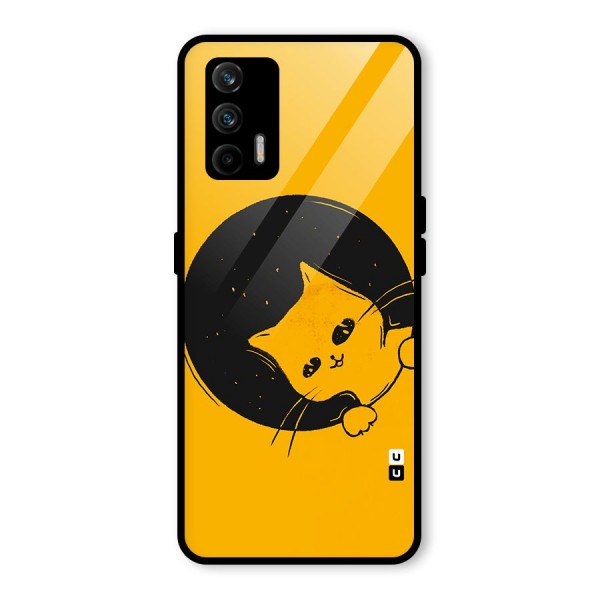 Space Cat Glass Back Case for Realme GT 5G