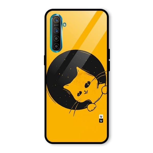 Space Cat Glass Back Case for Realme XT